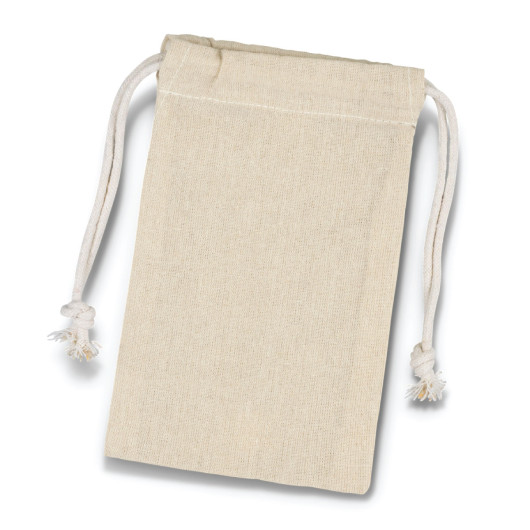 Small Cotton Gift Bags Natural